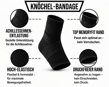 Anclea ActiveGuard™ – Kompressions-Knöchelbandage