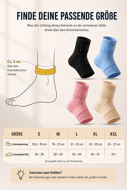 Anclea ActiveGuard™ – Kompressions-Knöchelbandage